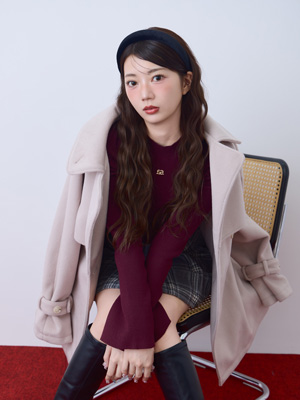 AAチャームリブニット