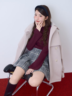タックプリーツスカート