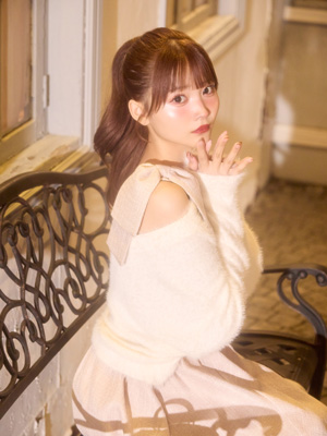 シャギーショートカーデ