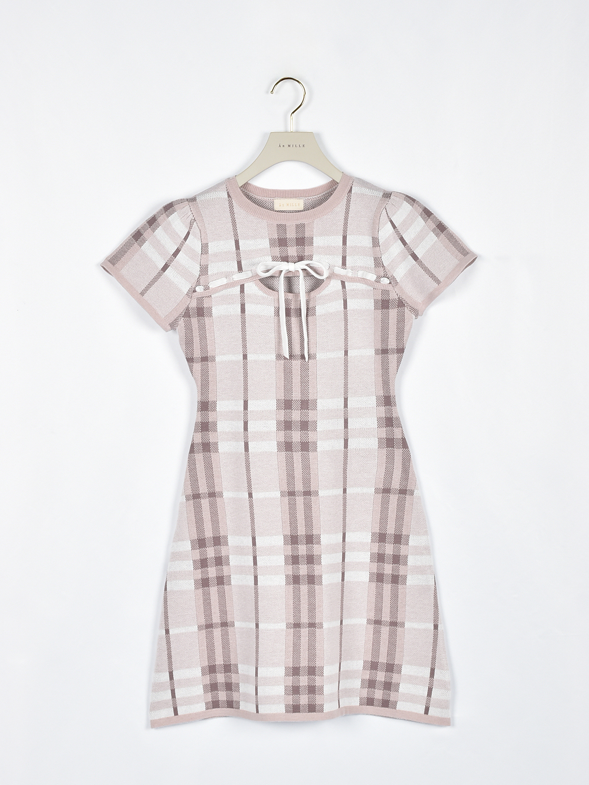 ビッグチェックニットワンピース｜An MILLE（アンミール）公式通販サイト