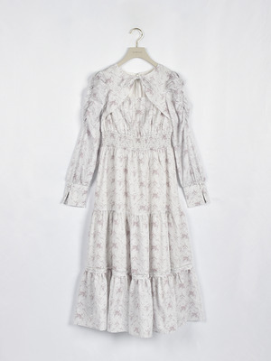 An MILLE レースカラーOP ワンピース An MILLE レースラインドットop 限定 ルミネエスト新宿 ワンピース