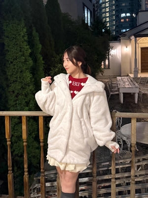 ボリュームファーミドルコート