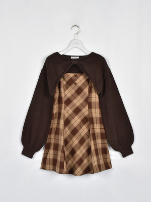 リボンボレロキャミワンピース