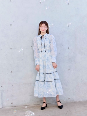 オリジナルFlowerタックワンピース