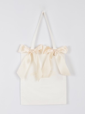 リボンロゴトートバッグ