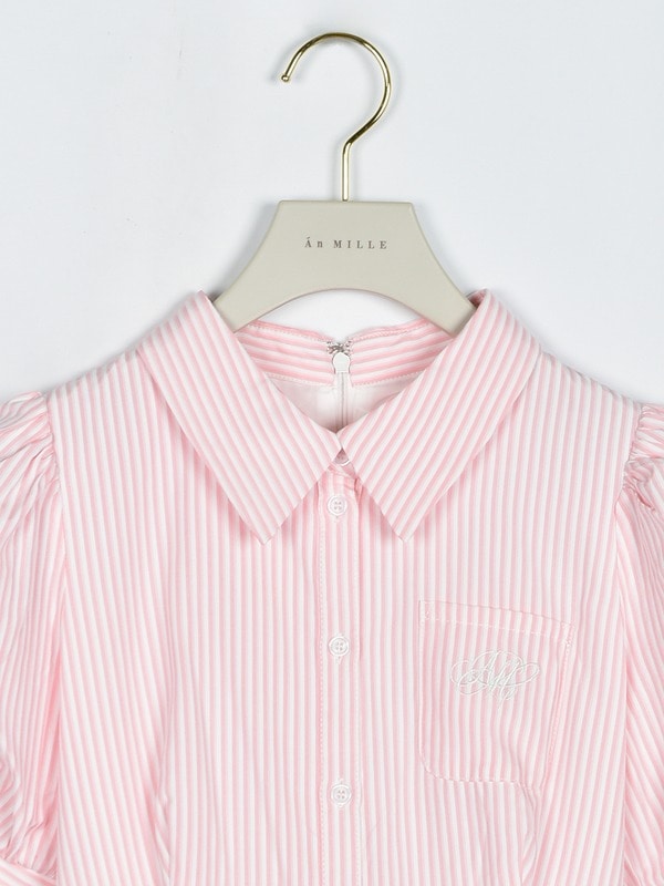 アシメシャツワンピース 詳細画像 ピンク 16