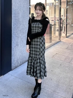 リボンボレロファーキャミワンピース