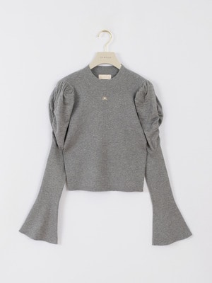 AAボリュームチャームニット