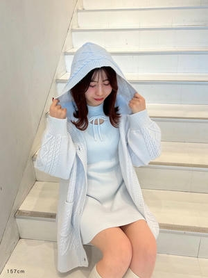 カーデセットミニニットワンピース