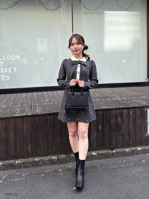 リボンタイワンピース