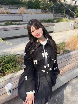 リボンボアジャケット