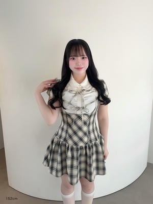 シャツドッキングミニワンピース