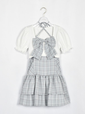 リボンカーデセットワンピース