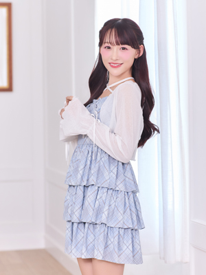 ティアードチェックセットアップ